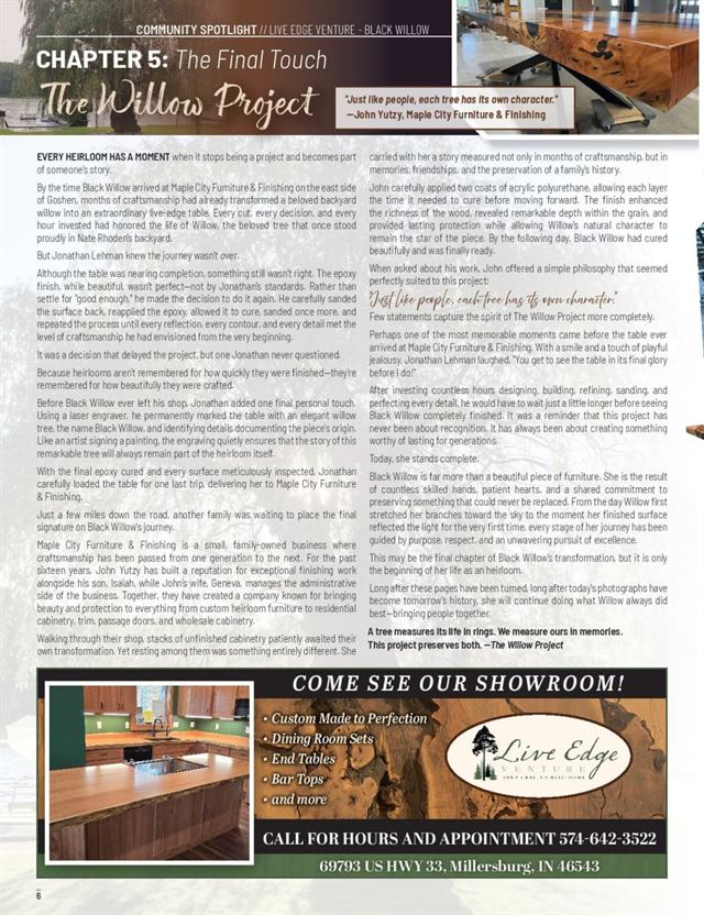 Elkhart Living &mdash; Chapter 5, The Final Touch